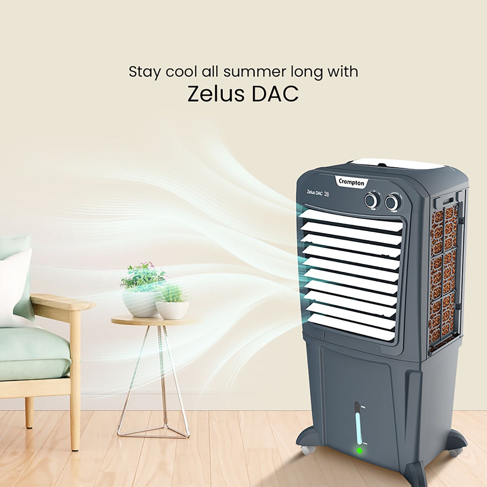 Ambassadeur2000C（EF） Buy Crompton Zelus DAC 43 Litres Mini Desert Air Cooler with